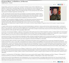 Which has been producing the official white house stationery for decades and doing government printing work, including currency, since the. Rhip Sgt Major Of Marines 3 2 Embellishes His Record Sgtmaj Kenneth C Lovell Iii Global Security Privacy Risk Management