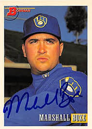 Ricky Bones Autographed Baseball Card (Milwaukee Brewers) 1995 Donruss #143