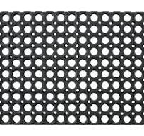 Gummiwabenmatte schwarz 40x60 cm