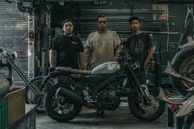 Yamaha sketsa black dog karya kedux garage untuk yamaha yard buit indonesia. Sketsa Motor Custom Xsr 155 Karya Kedux Garage