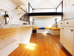 Collapsible dining table / coffee table. Tiny Home Elevator Bed Tiny House Plans Tiny House Bedroom Tiny House Builders