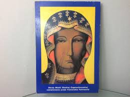 Vintage polnische Ikone Lady von Czestochowa