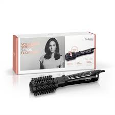 Turn on the rotating action in this brush to create a voluminous and bouncy blowout; Big Hair Rotating Hot Air Styler 2885u Babyliss