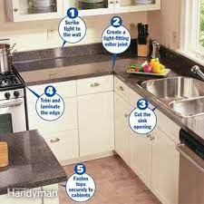 While most people will usually get both their countertops and cabinets replaced simultaneously, some homeowners opt for one or the other. How To Install A Countertop Diy Family Handyman