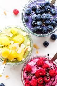 When making a healthy smoothie bowl, you want to include natural ingredients such as raw or frozen a frozen banana really adds to the thickness and the creaminess. Banana Free Smoothie Bowls 3 Ways Feasting On Fruit