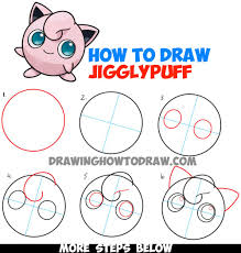 How To Draw Jigglypuff From Pokemon Easy Step By Step Drawing Tutorial How To Draw Step By Step Drawing Tutorials Drawing Tutorial Easy Drawings Cute Easy Drawings