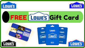 You can buy anything which comes in the category of home improvement. Free Lowe S Gift Card Discount Gift Cards Gift Card Cards