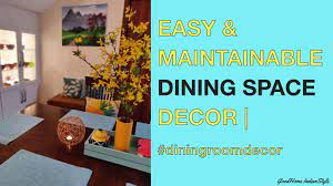 Hope you enjoy watching it. Simple Dining Space Decor Indian Dining Room Decor Ideas Goodhome Indianstyle Youtube