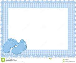 Baby Boy Gingham Frame Stock Vector Illustration Of Copyspace 47237601