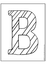 Letter b in a heart. Letter B Coloring Pages For Preschoolers Coloring Home