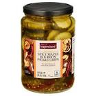 Spicy Maple Bourbon Pickle Chips B