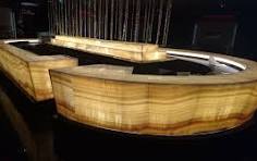 Backlit Onyx Countertops for Olympic Park Hotel in Tallin