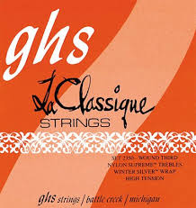 Ghs La Classique 2350 Ht Wound 3rd Classical Guitar Strings Full Set