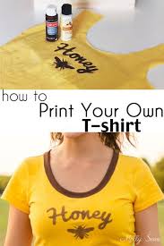 Maybe you would like to learn more about one of these? How To Make A Custom T Shirt Diy Tutorial Melly Sews Diy T Shirt Printing Diy Shirt Printing Custom Shirts Diy