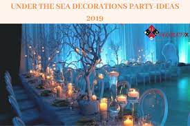 Under the sea party decorations, little mermaid cake topper, mermaid banner, mermaid party high chair banner, ocean theme princess party. Under The Sea Decorations Party Ideas 2019
