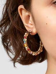 Elysian Hoops Earrings Amazing Jewelry Beaded Jewelry Diy