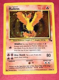 If we get a regular moltres v later on, it will not count against galarian moltres v for the 4 copy rule. Moltres 12 62 Holo Fossil Set Pokemon Card Pokemon Individual Cards Fzgil Toys Hobbies