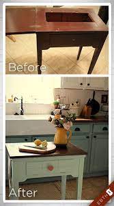 This diy bed has so much storage potential! Repurpose A Sewing Table Vintage Sewing Table Sewing Table Repurpose Repurposed Furniture