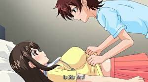 Anime boobs kissing