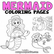 Click the illustrations you like and you'll be taken to the download and/or print page. Mermaid Coloring Pages 30 Printable Sheets Easy Peasy And Fun