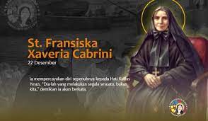 Agnes on the famed piazza navona. Santa Fransiska Xaveria Cabrini 22 Desember Mirifica News