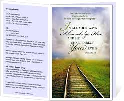 Church flyer specification cmyk color mode 300 dpi resolution size 4 x6 0.25 bleed in each side features 1 colors free fonts editable text layers/li smart object layer for replace photo well organized layer file include 1 psd file read me.txt (help file) font. Printable Church Bulletins