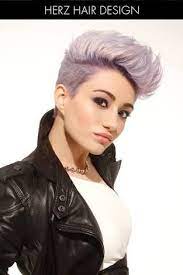 Ladies Pompadour Hair Google Search Thick Hair Styles Short Hair Styles Girls Short Haircuts