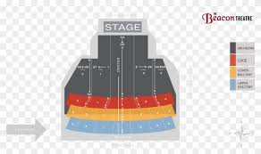 beacon theatre seating chart and map seat number beacon