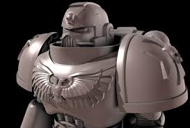 Space Marine 3d Model By Sin Vraal Space Marine Marine 3d Model