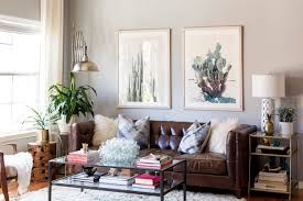 They are long enough to display all your choose a console table with carved legs and a natural finish to set the stage for the rest of your decor. Art Hanging Mistakes To Avoid Illustrated By Gifs Apartment Therapy