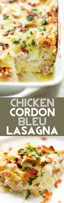 Chicken Cordon Bleu Lasagna Chef In Training Recipe Recipes Food Yummy Food
