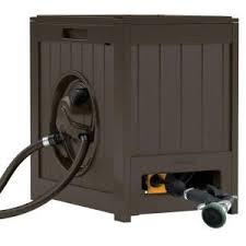 Suncast 125 Ft Aquawinder Auto Rewind Hose Reel Rsh125jd Hose Reel Water Powers Garden Hose
