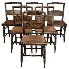 Set Of Six Hitchcock Side Chairs Circa 1850 From A Unique Collection Of Antique And Modern Side Chairs At Https Www 1 With Images Side Chairs Chair Modern Side Chairs