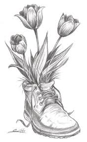Sketch Please Spring Time Flowers Pencil Drawings Of Flowers Flower Sketches Tulip Drawing