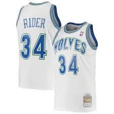 Men's Mitchell & Ness Kevin Garnett White Minnesota Timberwolves 1995/96  Hardwood Classics Swingman Jersey