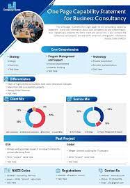 This form operates on the assumption that the agent on the historically, american schools have primarily used a mix of political, bureaucratic, and professional accountability. One Page Capability Statement For Business Consultancy Presentation Report Infographic Ppt Pdf Document Presentation Graphics Presentation Powerpoint Example Slide Templates