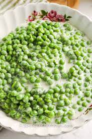 These creamed peas provide a perfect complement. Creamed Peas Fresh Or Frozen Spend With Pennies