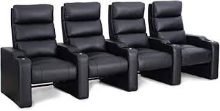 New Octane Seating Victory Zr550 Home Cinema Chairs Black Bonded Leather Accessory Dock Row 4 Movie Chairs Cinema Chairs Movie Chairs Leather Accessories