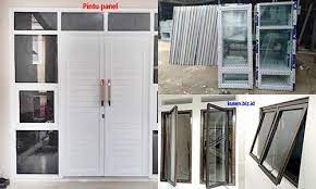Kusen jendela kaca mati aluminium 50x150rp370.000 Harga Kusen Aluminium Pintu Jendela Harga Kusen Alumunium