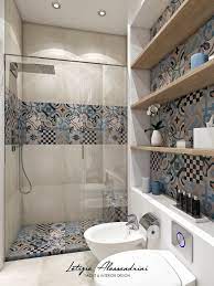 Monolocale A Milano Bagno In Stile In Stile Moderno Di Letizia Alessandrini Yacht Interior Desi Arredamento Piccolo Bagno Bagni Moderni Idee Bagno Piccolo