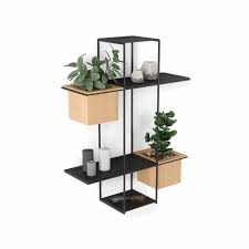 Umbra Wall Shelf Plant Pot Cubist Multi Axeswar Design