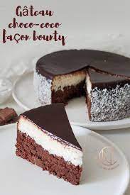Gateau Au Chocolat Coco Facon Bounty Gateau Choco Coco Recette Gateau Coco Gateau Coco