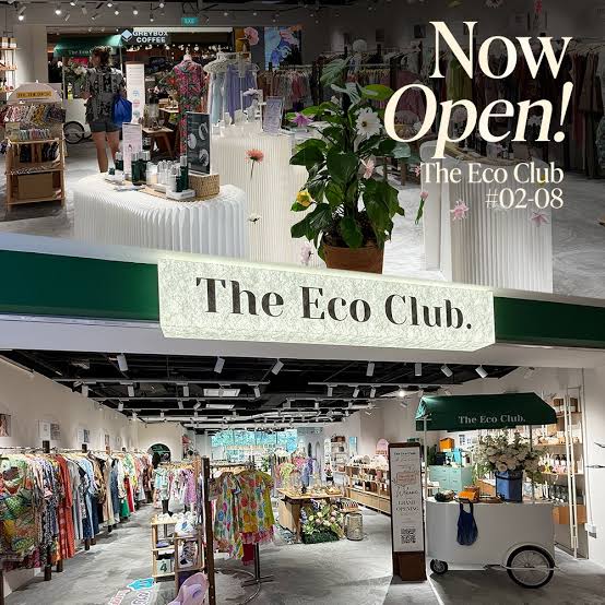 NOW OPEN!] Meet The Eco Club (#02-08) - your new go-to destination for all things sustainable, stylish, and planet-friendly! 🌎✨ From beauty and fashion to home and lifestyle essentials, every piece