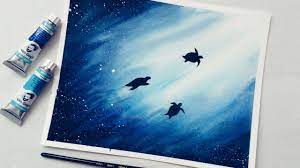 This watercolor underwater clipart has 33 hand painted sea and ocean elements that will make your creative projects stand out! Simple Watercolor Underwater Scene Painting Tutorial Painting Tutorial Underwater Painting Painting
