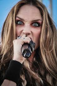 This was in my newsfeed today...a heartfelt bless you to the beautiful men  of Judas Priest. They remembered the late Jill Janus, lead vocalist of  Huntress in their onstage tribute playing "Giants