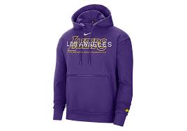 Shop new los angeles lakers apparel and official lakers nba champs gear at fanatics international. Nike Nba Los Angeles Lakers Courtside Pullover Hoodie Field Purple