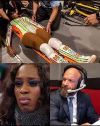 Seeing Naomi (Trinity Fatu) with all that caution tape reminds me of  Trinity, from the WWECW days. With the bangers she was having in TNA, both  regular and intergender, she could have