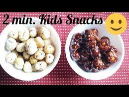 Sweet Savoury Makhana 2 Min Kids Snack Recipe In Tamil With English Subtitles Epichow Healthy Snacks Easy Kids Snack Food Easy Kid Snack Recipes