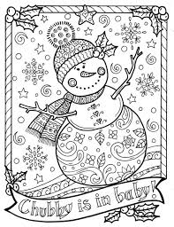 For a january preschool class activity, print out a blank snowman to decorate with hats and scarves. Snowman Coloring Page Chubby Christmas Adult Color Holidays Etsy