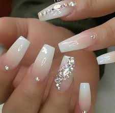Pin By C A S E Y On Nails Nail Designs Bling Nails Design With Rhinestones Rhinestone Nails
